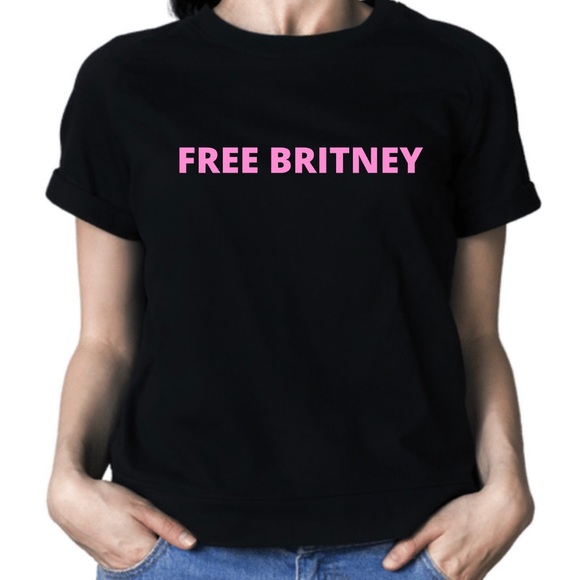 Free Britney Graphic Cotton Unisex T-Shirt Britney Spears - Picture 1 of 3